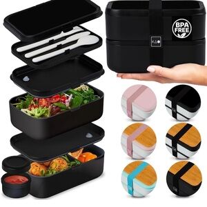Black Bento Lunch Box
